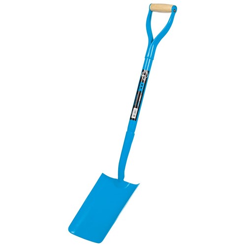 The OX trade solid forged trenching shovel is an all steel taper mouth shovel making it strong and sturdy shovel perfect for all sites.  The trade solid forged trenching shovel has a solid forged blade to give it durability.