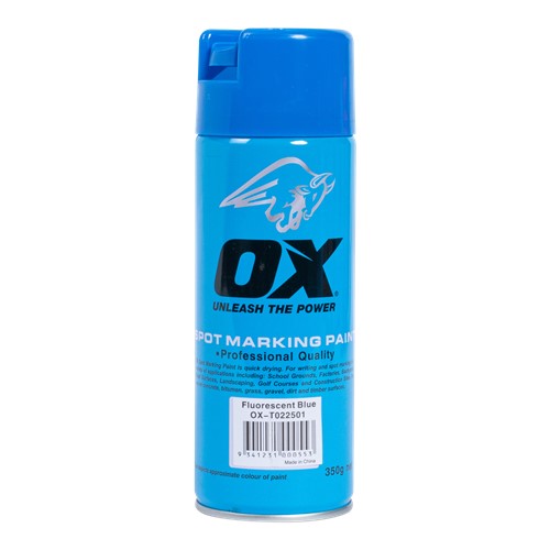 The OX permanent line marking spray is a high visibility  paint which is suitable for all road marking.