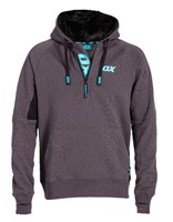 The OX hoodie has been made with a brushed inner fabric and fur lined hood for warmth and comfort.  The arms have been designed with elasticated cuffs with thumb grips.