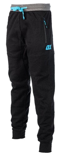 The OX joggers come with a brushed inner fabric for warmth and comfort.  The joggers have a premium quality waist tie and cuffed ankle.