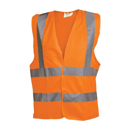 The Ox hi viz vest has a velcro front  fastening for convenience and reflective tape to conform to en741 class 2.