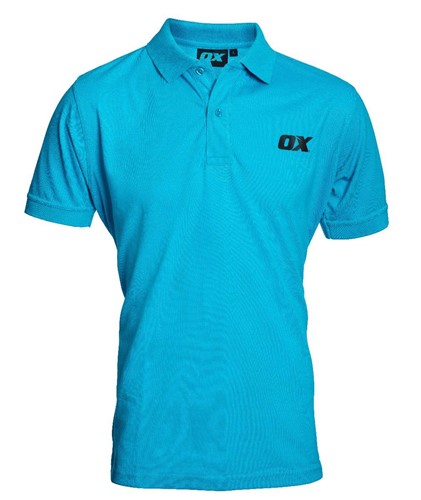 The OX polo shirt is made from 50/50 cotton/polyester mix for ultimate breathability and produced as a high quality industrial non fade dye process.  The polo shirt has been designed to provide the ultimate comfort fit.