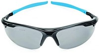 These safety glasses come with smoked lenses.