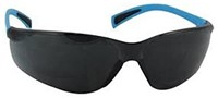 These safety glasses come with blue mirror lenses.