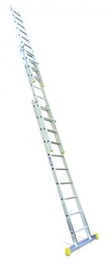 The Lyte professional ladder has been tested and certified as complying to EN131-2 professional standard.  The ladder is manufactured with D shape rung for comfort.  The easy to install stabiliser bar reduces the risk of sideways slips and provides a larger and safer footprint when in use.  This ladder has a Max capacity load of 150kg.  The product has been designed for professional users in Factories, Warehouses and Construction.