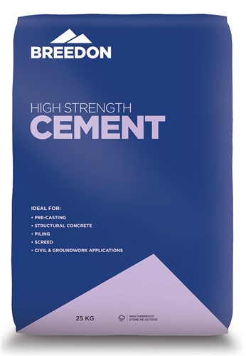 A strong, hard wearing blend of cement, sand and 10mm coarse aggregate. Breedon High Strength Concrete (40N) is suitable for small concrete jobs such as concrete bases, drives, paths, footings and foundations and structural applications. Available in large weatherproof and tear resistant plastic packaging.