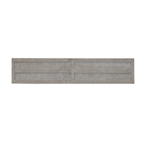 300mm Concrete gravel boards slot in comfortably into slotted concrete post and sit at the bottom of the panel protecting the timber fencing from any rotting.