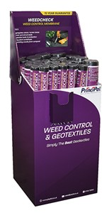 Weedcheck is a highly specified Spunbond polypropylene material designed to have the maximum effect on preventing weed growth, It also helps to retain moisture in the soil and stops the various mulches, including decorative aggregates, from being lost into the ground.

Weedcheck  is designed to be covered with a suitable material such as a mulch or decorative stone to protect the membrane from U.V light as soon as possible following installation.