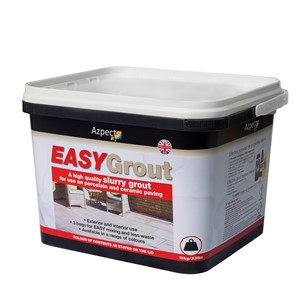 EASYGrout mixes readily with water to give a highly flowable joint filling, and grouting mortar ideal for use on interior and exterior tiled floor surfaces where a high early strength, resilient, compact grout joint is needed, particularly in areas subject to early and sustained trafficking.

It is not suitable for use on vertical surfaces. It is designed specifically for ceramic and porcelain tiles and is not recommended for use on natural stone. Natural stone and porous materials are particularly at risk from permanent discolouration.