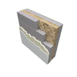 Earthwool DriTherm Cavity Slabs are non-combustible Glass Mineral Wool slabs, manufactured using our revolutionary ECOSE&#174; Technology and a water repellent additive, designed for use in external masonry cavity walls to provide a full-fill insulation solution which is installed as walls are being built. They are 455mm wide to suit standard vertical wall tie spacings allowing a closed joint with adjacent slabs.