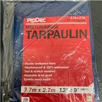 Double laminated tear & stretch resistant tarpaulin
Weatherproof, waterproof & rot proof - ideal uses include building protection, vehicle & boat cover or as a groundsheet
Eyelets every metre
12' x 9' small job size