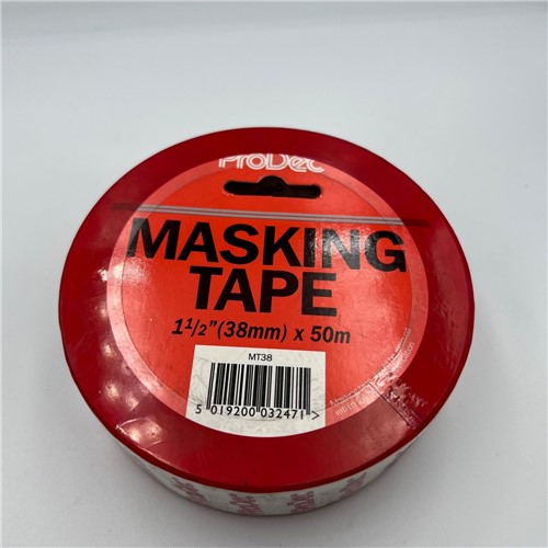 General-purpose Masking Tape for all everyday uses.
For marking around areas to be decorated, painted and wall-papered.
Gives clean, crisp paint lines; prevents paint from getting onto windows when painting window frames.
Testing on a small unobtrusive area before use is recommended