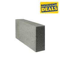 DBM's Solid Dense 100mm 7 Newton Concrete Blocks are perfect for both internal and external applications requiring high loadbearing capacity  and excellent acoustic performance. Suitable to be used as above and below ground applications and also in block and beam flooring installations. Overall dimensions 440x215x100mm.