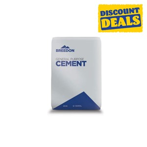 Our General Purpose Cement is versatile, durable and easy to use, and is ideal for small projects that require concreting, floor screeding and rendering.
It comes in a 25kg weatherproof bag. Which means it’s easy to store. Which means you waste less. Which means your project is more cost effective.