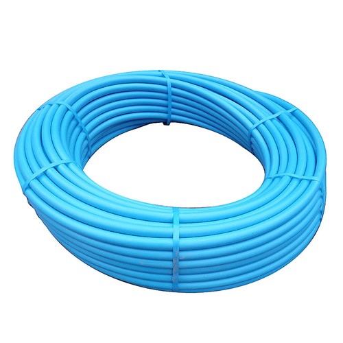 MDPE water pipe is used to transport potable water both over ground and underground. MDPE is the perfect choice of material for the transportation  of water, but also of chemicals , because MDPE is a non corrosive and resistant to bacteria. The Coil shaped pipe makes it incredibly flexible whilst maintain strength and durability OF MDPE.