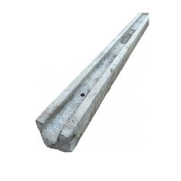 2.4mtr Slotted Concrete Post (8') - DBM's precast concrete fencing products are durable, easy to install and provide an attractive finish in combination with timber fencing panels.