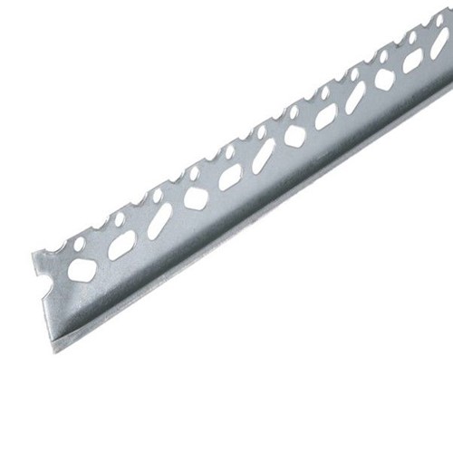 Drywall or Plaster stop bead is used to provide a 3mm plaster stop to plasterboard and to protect the edge of the board at this vulnerable point.