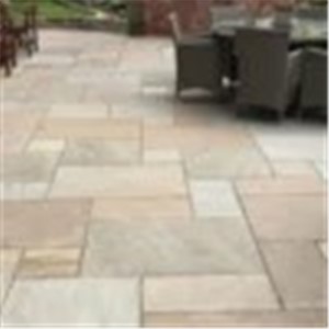 Owing to its enticing greenish-brown tone, this sandstone is quite popular for paving and restoration projects in the whole of Europe. This natural stone is ideal for flooring, paving and wall cladding, this sandstone bears a smooth surface with the natural cleft finish. Sandstone paving slabs are one of the most popular types of paving slabs for long-lasting patios. The structure of Raj Green Indian sandstone paving slabs mean they are strong and durable, as well as attractive, making raj green sandstone paving slabs the perfect buy for your outdoors. Edges:    Hand Dressed / Hand Chipped Surface:  Natural / Riven Tolerance (size and thickness): +/- 2mm Pack coverage is based on when laid using 10-20mm joint.