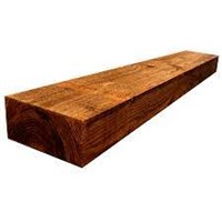 Our 200mm x 100mm x 2.4mtr Softwood Brown Treated Railway Sleepers are popular for creating flowerbeds, walls  & features in all gardens.