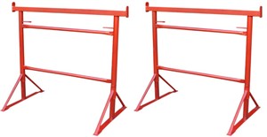 Tested &amp; Certified to ISO 9001:2008 ,Have A 690KG Safe Working Load , It Is Enough For All Job
Painted Builders Trestle , A safe And Useful Working Platform For Keen DIY’ers, Plasterers, Painters ,Bricklayers etc.
Width – 970mm , Adjustable Steel Builders Trestles