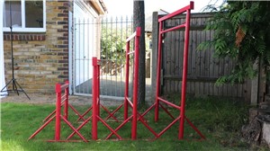 Tested &amp; Certified to ISO 9001:2008 ,Have A 690KG Safe Working Load , It Is Enough For All Job
Painted Builders Trestle , A safe And Useful Working Platform For Keen DIY’ers, Plasterers, Painters ,Bricklayers etc.
Width – 970mm , Adjustable Steel Builders Trestles