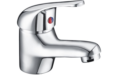 Dimensions: H 116 x D 134 x W 46.5mm
High Pressure Deck Mounted Chrome Basin Mixer
Minimum Recommended Operating Pressure: 1.0 bar
Includes waste
This product is a replacement for DITS1006 Lunea Basin Mixer - Chrome which is now discontinued
Comes with a 3 year guarantee on valves and a 5 year guarantee on body and finish
