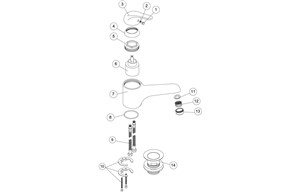 Dimensions: H 116 x D 134 x W 46.5mm
High Pressure Deck Mounted Chrome Basin Mixer
Minimum Recommended Operating Pressure: 1.0 bar
Includes waste
This product is a replacement for DITS1006 Lunea Basin Mixer - Chrome which is now discontinued
Comes with a 3 year guarantee on valves and a 5 year guarantee on body and finish