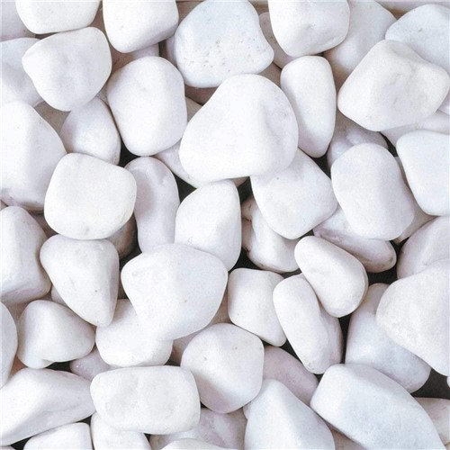 White Cobbles are a beautiful bright white cobble, which gives off a natural shine.
Perfect to brighten up landscaping project. 
Ideal for use in rockeries and borders.