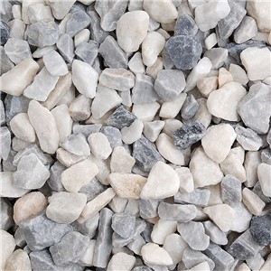 Polar Ice is a stunning mix of light and darker/grey and white chippings. Ideal for driveways, rockeries and borders. This  product is supplied washed.