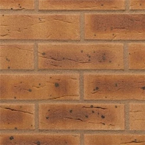 This Harvest Buff Multi Facing Brick from Wienerberger comprises a warm blend of golden yellow and buff tones and a light texture that makes this a popular choice in all kinds of building applications. With a robust compressive strength of 25N/mm&#178;, not only is the brick resistant to groundwater and rain exposure (S2-rated), but it also has an F2 frost resistance rating, meaning it can withstand repeated freeze/thaw cycles, making it a durable and decorative choice.