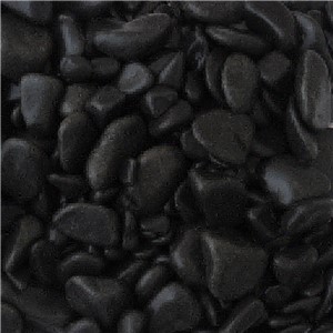 Ebony Pebbles are rounded natural pebbles, which are grey when dry and darken to a deep jet-back colour when wet. Ebony Pebbles are ideal for use in rockeries and borders. Being fish friendly product, Ebony Pebbles are perfect for water features and ponds.