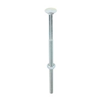 A domed head bolt with a square anti spin shoulder mainly used for clamping timber or attaching ironmongery to timber. NOTE: Nuts included and markings visible on the domed head. All sizes up to and including 150mm are fully threaded and lengths 160mm and above all have 150mm thread length.

• Manufactured from grade 4.8 carbon steel