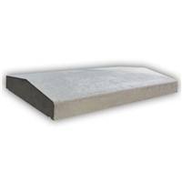 These precast concrete wall copings provide an eye-catching and economical finish to various wall designs. The high calibre of these products helps prevent potential wall erosion or discolouring caused by adverse weather conditions.
Features & Benefits:

Twice weathered saddleback coping.
Material: Concrete
Size: 405 x 915mm