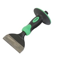 The Rikä 4" Guarded Brick Bolster is a professional-grade striking tool designed for larger-scale masonry tasks and clean demolition work. With a substantial 100mm cutting width, this bolster is ideal for splitting wider blocks, uniform bricks, and paving slabs with precision. Forged from high-strength chrome vanadium steel, it is built to endure high-impact strikes from club hammers without compromising the integrity of the blade. The integrated safety guard provides a critical layer of protection for the user, making it a reliable and safe choice for bricklayers, landscapers, and general contractors who require consistent performance in demanding environments.