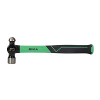 The Rikä 16oz (0.45kg) Fibreglass Ball Pein Hammer is a versatile essential for any professional toolkit, designed to withstand the rigours of metalworking, striking pins, and rounding rivets. Constructed with a high-quality 55# carbon steel head, this tool delivers consistent striking power and long-term durability. The polished finish on the faces ensures clean contact, making it an ideal choice for electricians, mechanics, and general contractors who require precision and reliability on the job site.