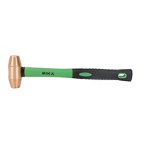 The Rikä 1lb (0.45kg) Copper Hammer is a specialised striking tool designed for environments where safety and surface protection are paramount. The head is manufactured using a one-time die-forging process, ensuring a dense, high-quality grain structure that provides reliable striking force. Because copper is a non-ferrous material, this hammer is essential for professionals working in high-risk areas where combustible gases or flammable residues may be present. It is a vital addition to the kit for tradesmen who require a heavy impact without the risk of ignition or damage to hard metal components.