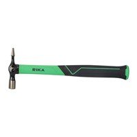 The Rikä 4oz Fibreglass Cross Pein Hammer is a precision-engineered tool designed for delicate metalwork, joinery and small-scale assembly tasks. Often referred to as a Warrington hammer, this lightweight model is a staple for electricians and woodworkers who require accuracy when starting small panel pins or tacks. The combination of a high-strength fibreglass core and a professional-grade steel head ensures that this tool provides exceptional control and durability without the weight of a standard claw hamme