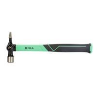 The Rikä 8oz Fibreglass Cross Pein Hammer is a professional grade tool designed for tasks that require a balance of precision and moderate striking power. Perfectly suited for joiners, cabinet makers and metalworkers, this hammer is the ideal choice for starting small fixings or shaping metal without damaging the surrounding surface. The integration of a high strength fibreglass handle ensures that the tool remains lightweight and easy to manoeuvre while offering superior durability compared to traditional wooden shafts.