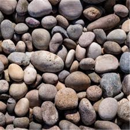 Bulk bag Scottish Pebbles are a premium rounded pebble in grey, brown and red colour tones.