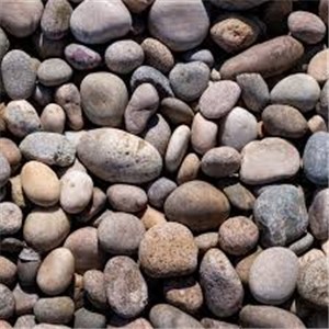 Bulk bag Scottish Pebbles are a premium rounded pebble in grey, brown and red colour tones.