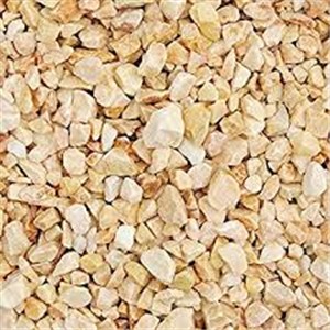 Bulk Bag Onyx - An angular marble gravel which has a mixture of golds, beige and apricot colours tones. This helps to brighten up any project this material is used for.