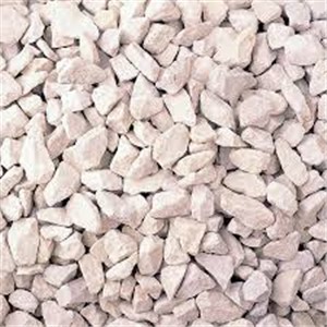 Bulk Bag Cotswold Chippings - A light cream angular chipping which when wet is a darker attractive cream colour.