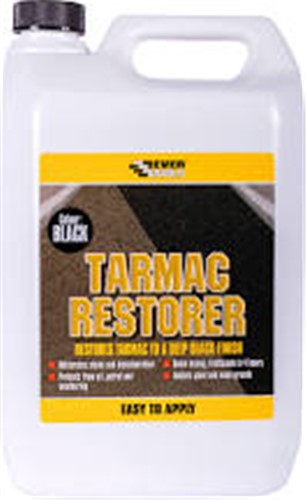 5ltr Tarmac Restorer is a new high-performance surface coating specially formulated to make tired old tarmac look just like new.