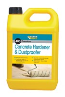 5ltr Concrete Hardener & Dustproofer is formulated from high quality silicate resins to both harden and dustproof new and old concrete floors for both internal and external use. It reacts chemically with the lime content of concrete to form a hard-wearing surface.