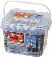 The Ulti-mate screws come yellow plated and are our most popular wood screw with a high performance ideal for tradesmen and DIY'ers alike.  In every box you received a high quality stick-fit driver bit and can be used to fix all types of timber and sheet material products.