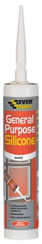 General Purpose Silicone is a mid modulus silicone sealant that adheres to most smooth and non-porous materials. It contains an anti-fungal compound to prevent mould growth in areas of high humidity and forms a permanently flexible rubber seal.