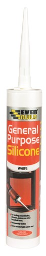 General Purpose Silicone is a mid modulus silicone sealant that adheres to most smooth and non-porous materials. It contains an anti-fungal compound to prevent mould growth in areas of high humidity and forms a permanently flexible rubber seal.