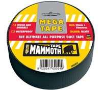 The ultimate All Purpose Duct Tape, top quality cloth with aggressive natural rubber adhesive. Tough, durable and waterproof, for thousands of applications on site, in the home and industry,.