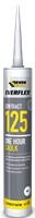 Everflex Contract 125 One Hour Caulk is a fast-drying flexible decorators’ filler and sealant that remains permanently flexible. Can be overpainted with most paint types or covered over with wallpaper; no sanding down required.