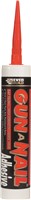 Everbuild Gun A Nail Standard is a high strength, gap filling multi-purpose building adhesive based on a tackified solvent free system for use in a wide variety of building and home improvement applications. Gun A Nail Standard can be used where at least one of the substrates to be bonded is porous.